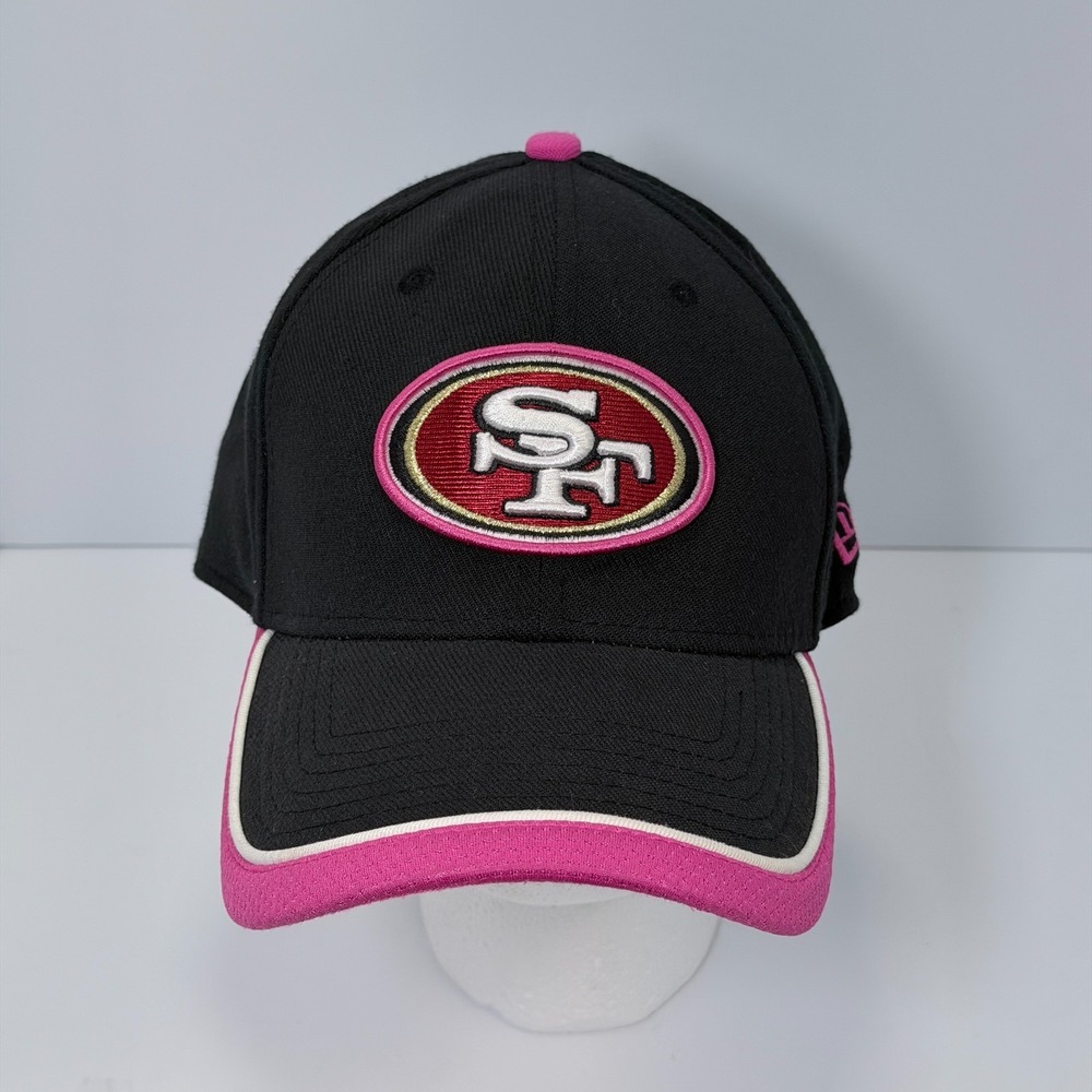New Era 39Thirty San Francisco 49ers Breast Cancer Awareness Cap - M/L Flex Fit